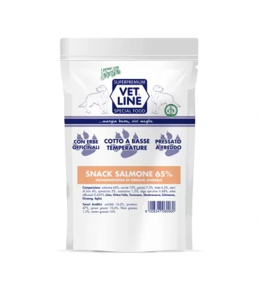 Vet Line cane snack salmone 80 gr