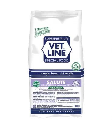 Vet Line cane taglia piccola salute cervo 3 kg