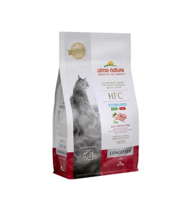 Almo nature HFC gatto Longevity Sterilizzato Maiale 1,2 kg