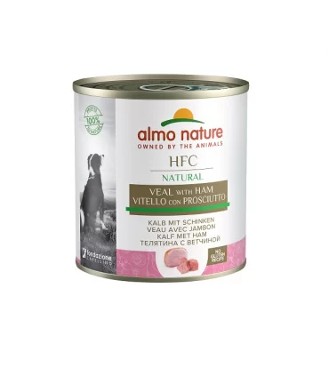 Almo nature hfc cuisine cane vitello con prosciutto 290 gr
