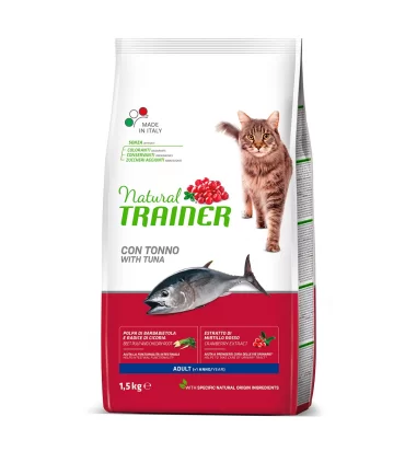 Natural trainer gatto Adult con tonno 1,5 kg