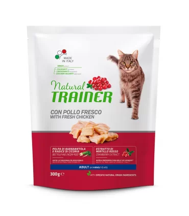 Natural trainer gatto Adult con pollo fresco 300 gr