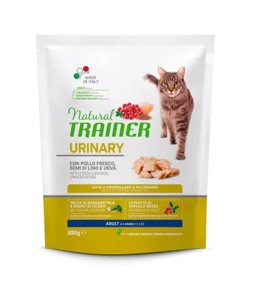 Natural trainer Urinary gatto Adult con pollo fresco 300 gr