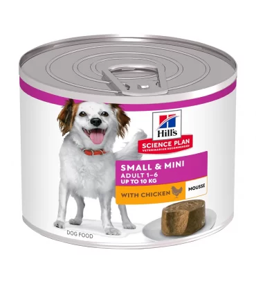 Hill's Science Plan SMALL & MINI Mousse Adult alimento per cani umido con Pollo 200 gr
