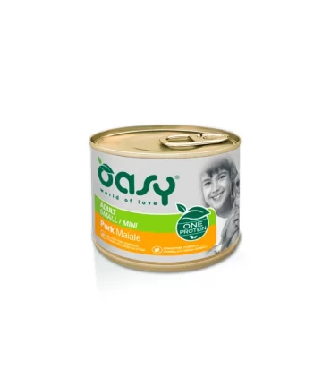 Oasy cane adult mini maiale umido 200 gr