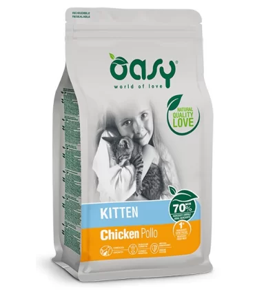 Oasy kitten lifestage pollo 300 gr