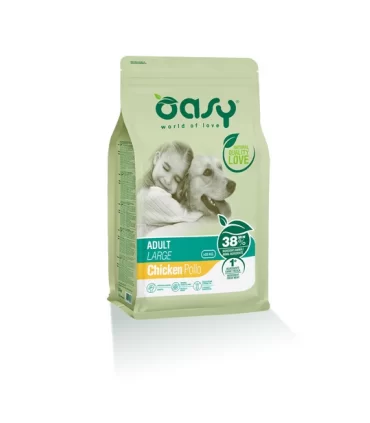 Oasy cane adult large pollo 12 kg