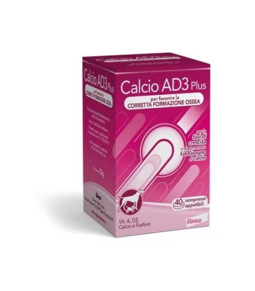 Elanco calcio ad3 plus 40 compresse