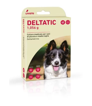 Livisto Deltatic 2 collari 60 cm 1.056 gr cani 0-25 kg