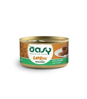 Oasy caprice gatto mousse con coniglio 85 gr