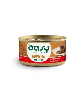 Oasy caprice gatto mousse con manzo 85 gr
