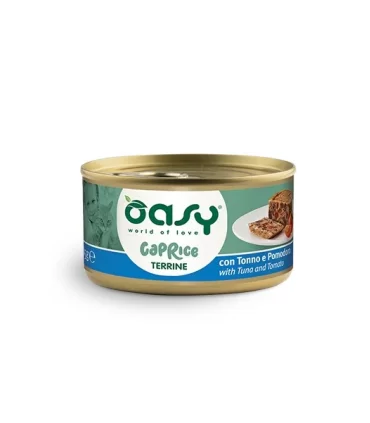 Oasy caprice gatto terrina con tonno e pomodoro 85 gr