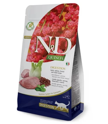 Farmina n&d quinoa gatto digestion agnello 1,5 kg