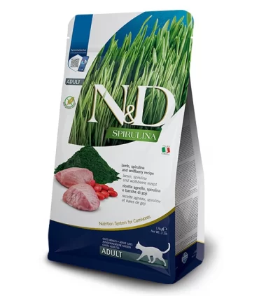 Farmina n&d spirulina gatto adult agnello 1,5 kg
