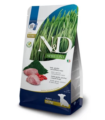 Farmina n&d spirulina puppy mini agnello 2 kg