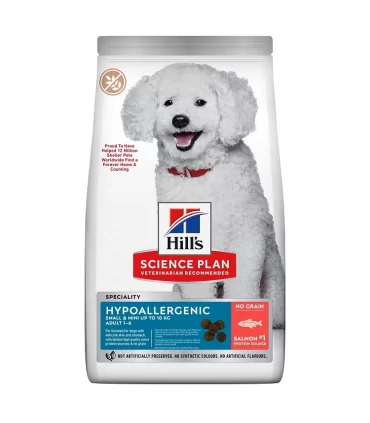 Hill's Science Plan Hypoallergenic Adult Small & Mini cani al Salmone 1,5 kg