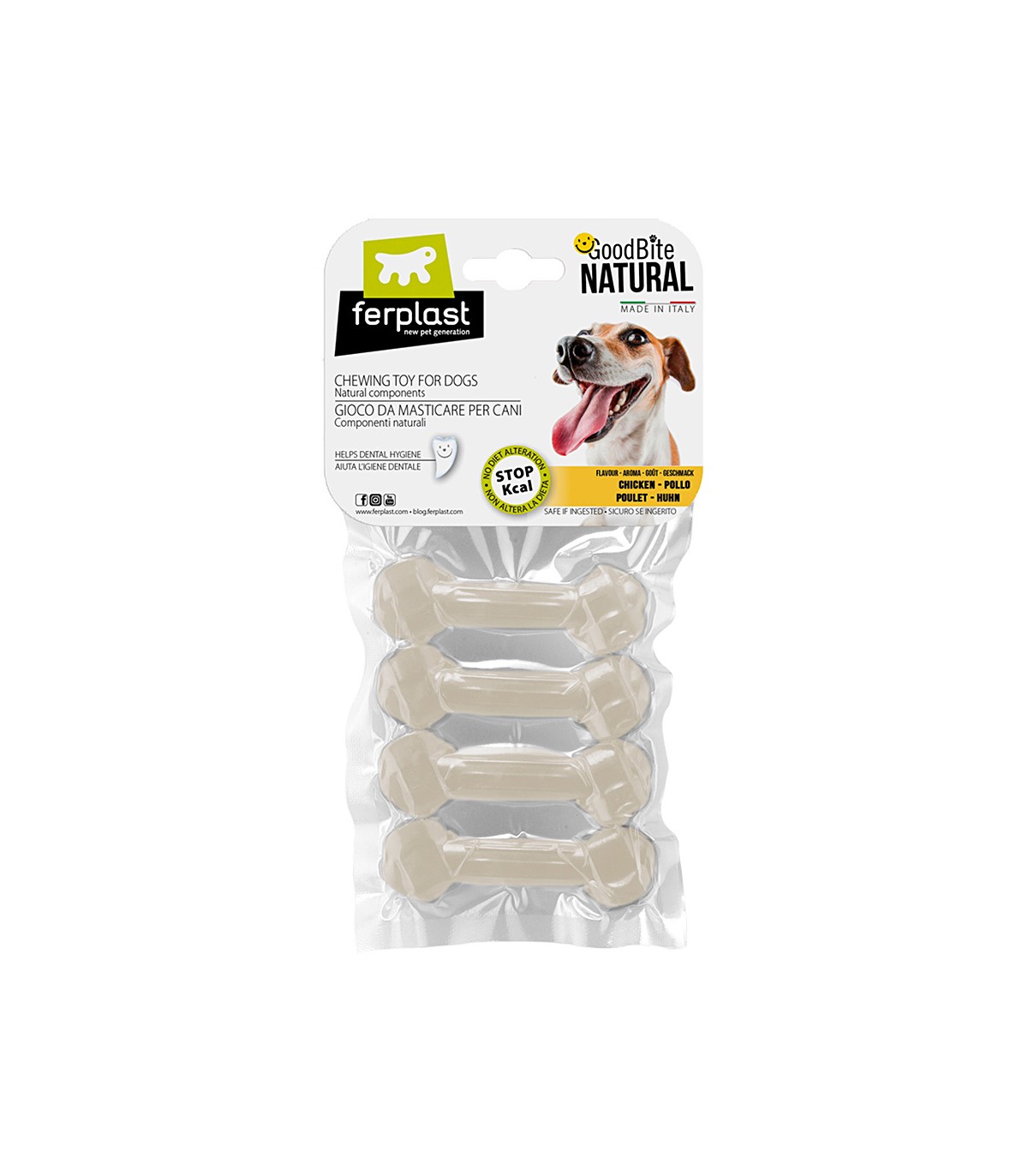 Ferplast goodbite natural osso pollo xs 15 gr