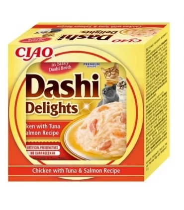 Inaba cat dashi delights pollo tonno salmone 70 g