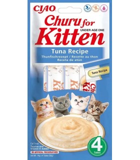 Inaba cat churu kitten tonno 14x4 tubi 56 gr