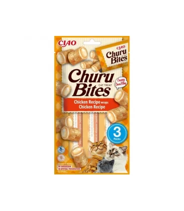 Inaba cat churu bites pollo 10x3 tubi 30 gr