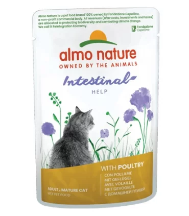 Almo nature gatto intestinal help pollo bustina 70 gr