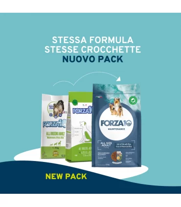Forza 10 cane adult all size maintenance ricco in pesce con riso 12 kg