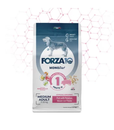 Forza 10 cane mono diet adult medium maiale con patate 12 kg