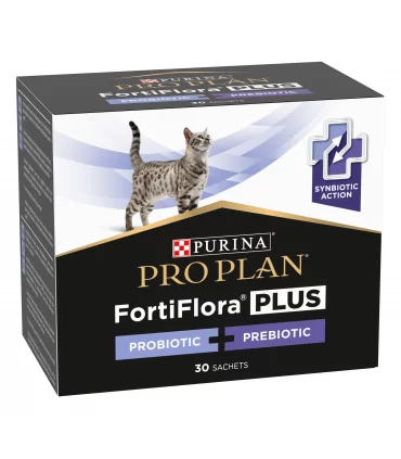 Purina Pro Plan gatto Fortiflora Plus Probiotic + Prebiotic 30 buste 1,5 gr