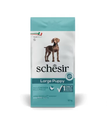Schesir cane puppy Large Adult ricco in pollo 12 kg