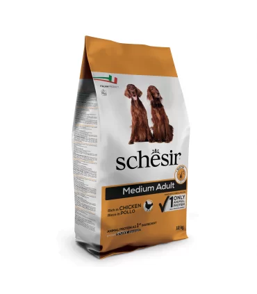 Schesir cane Medium Adult Mantenimento ricco in pollo 12 kg