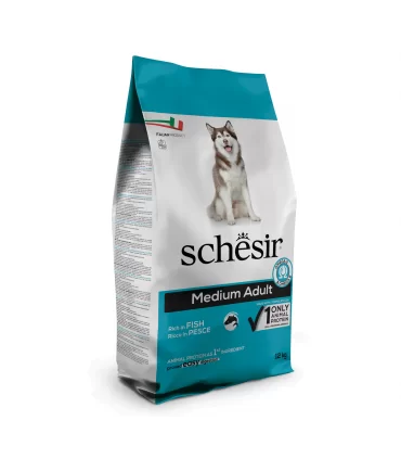 Schesir cane Medium Adult Mantenimento ricco in pesce 12 kg