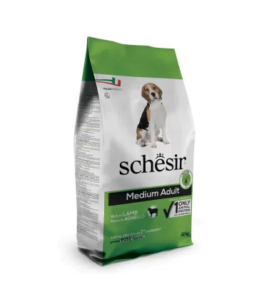 Schesir cane Medium Adult Mantenimento ricco in agnello 12 kg