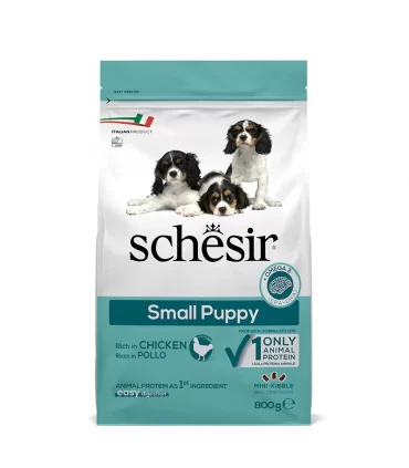 Schesir cane Small Puppy ricco in pollo 800 gr