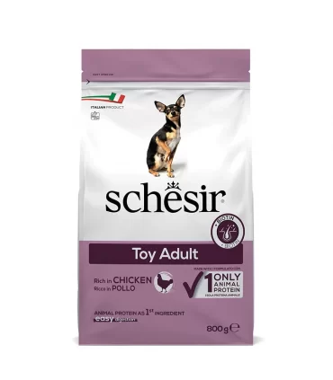 Schesir cane Toy Adult Mantenimento ricco in pollo 800 gr