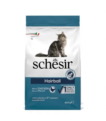 Schesir gatto Hairball ricco in pollo 400 gr