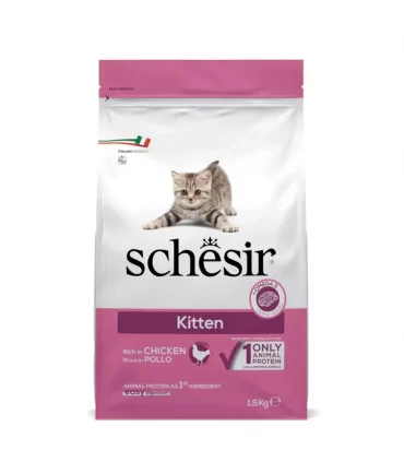 Schesir gatto Kitten ricco in pollo 1,5 kg
