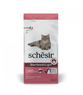 Schesir gatto adult Sterilized & light con prosciutto 10 kg