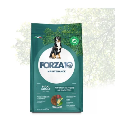Forza 10 cane maxi adult maintenance con cervo e patate 12 kg