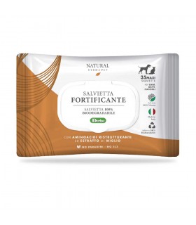Natural derma pet salvietta fortificante 35 pz