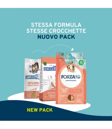 Forza 10 cane all size adult light maintenance ricco in tonno con riso 12 kg
