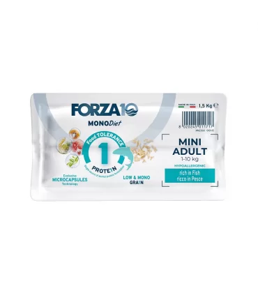 Forza 10 cane mono diet adult mini pesce 1,5 kg