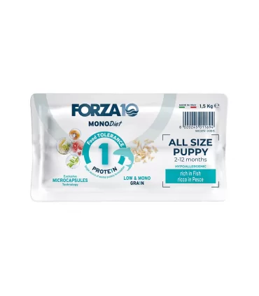 Forza 10 cane mono diet adult all size puppy pesce 1,5 kg