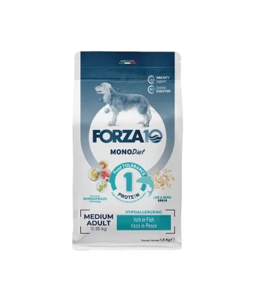 Forza 10 cane mono diet adult medium pesce 1,5 kg