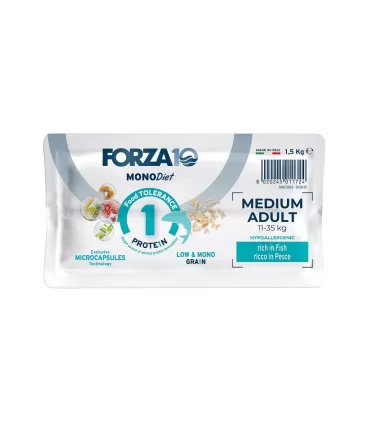 Forza 10 cane mono diet adult medium pesce 1,5 kg
