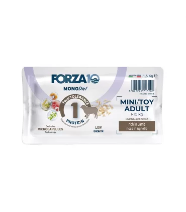 Forza 10 cane mono diet adult mini toy agnello 1,5 kg