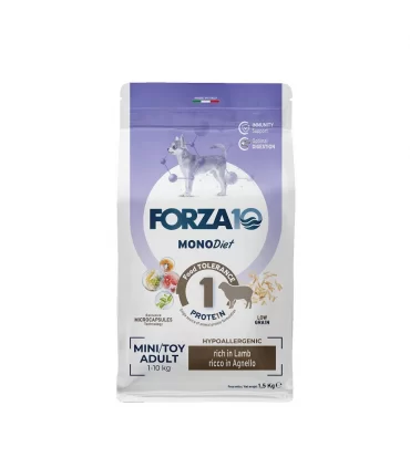Forza 10 cane mono diet adult mini toy agnello 1,5 kg