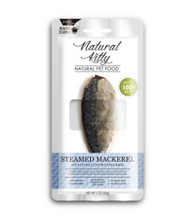Natural kitty sgombro al vapore 30 gr