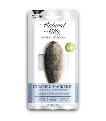 Natural kitty sgombro al vapore 30 gr