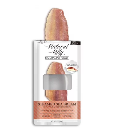 Natural kitty con orata al vapore 30 gr