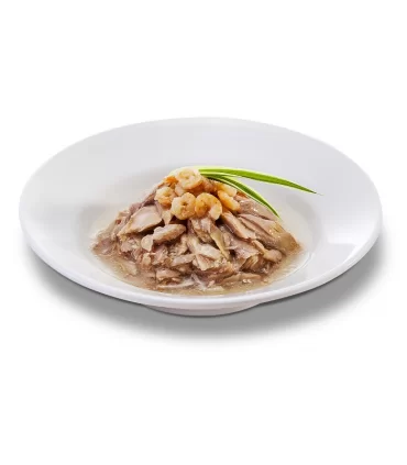 Chérie hairball tonno con gamberetti in salsa 80 gr
